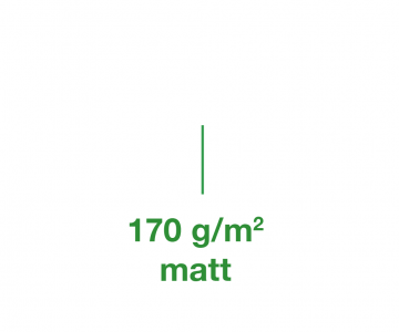Flyer matt, 170 g/m2