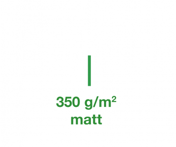 Flyer matt, 350 g/m2